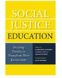Social Justice Education: Inviting Faculty to Transform Their Institutions book cover