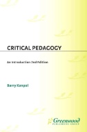 Critical Pedagogy: An Introduction book cover