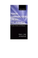 Human Communication Theory and Research Cover Art