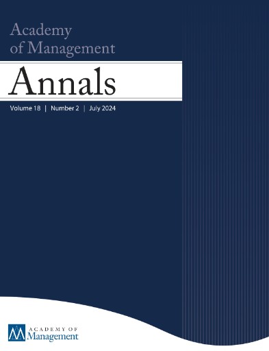 Academy of Management Annals Magazine Subscriptions