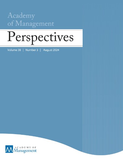 Academy of Management Perspectives Magazine Subscriptions