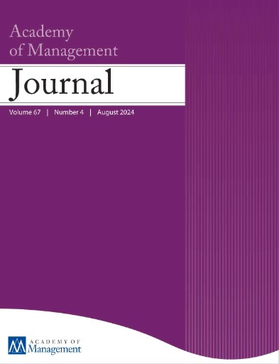 Academy of Management Journal Magazine Subscriptions