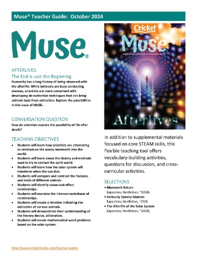 Muse Teacher's Guide Magazine Subscriptions