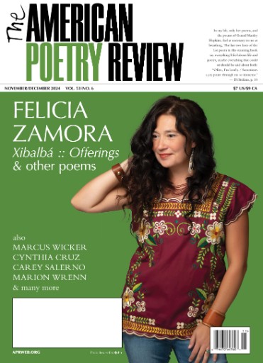 The American Poetry Review Magazine Subscriptions