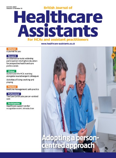 British Journal of Healthcare Assistants Magazine Subscriptions