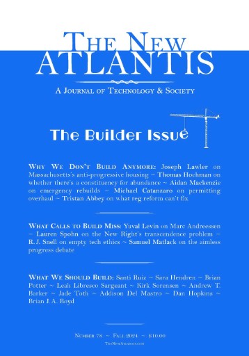 New Atlantis: A Journal of Technology & Society Magazine Subscriptions