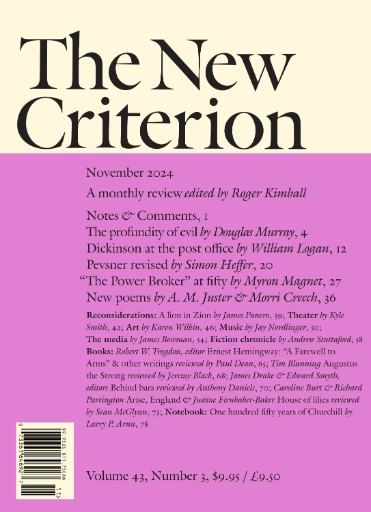 New Criterion Magazine Subscriptions