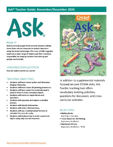 Ask Teacher's Guide Magazine Subscriptions