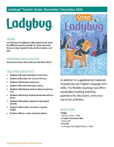 Ladybug Teacher's Guide Magazine Subscriptions