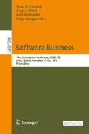 Software Business : 14th International Conference, ICSOB 2023, Lahti, Finland, November 27–29, 2023, Proceedings