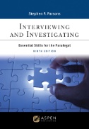 Interviewing and Investigating : Essential Skills for the Paralegal - E-Book - PDF - img